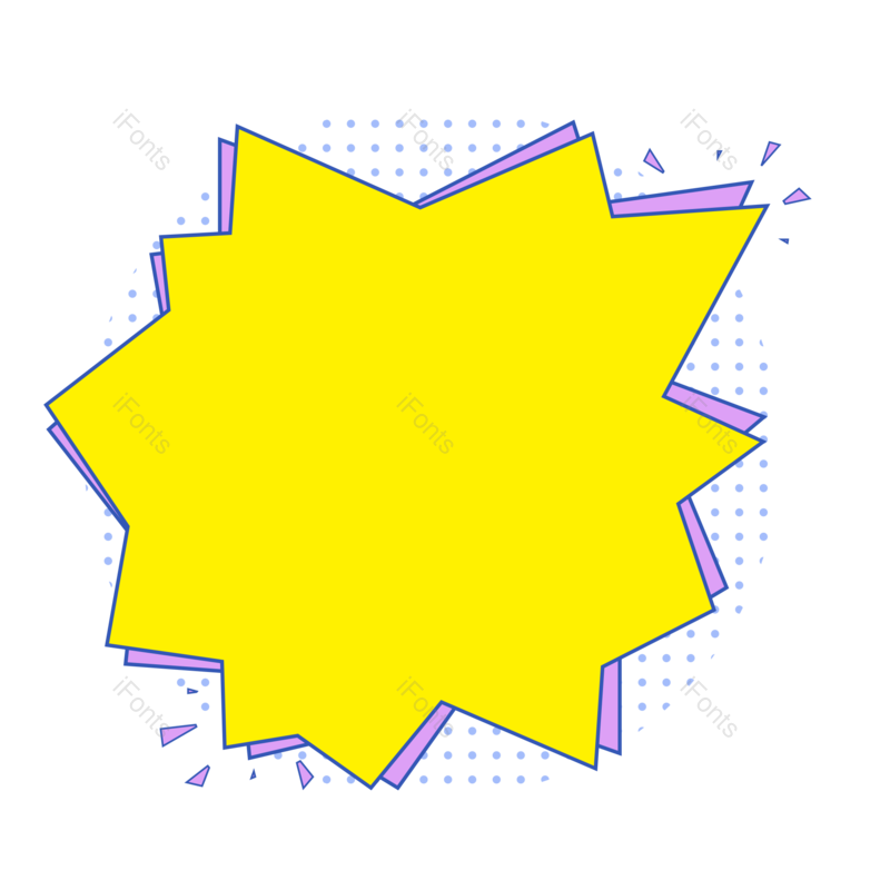 边框图片,卡通元素,卡通对话框PNG,手绘边框免抠素材